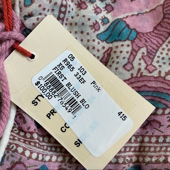 RAGA Pink Floral Blouse - Picture 5 of 5